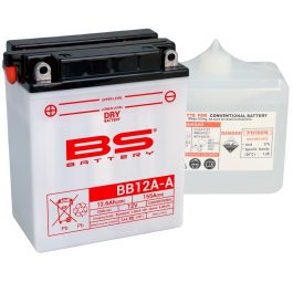 BS BATTERY Accu High performance met zuurpakket – BB12A-A