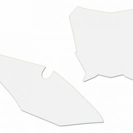 BLACKBIRD Plate Stickers White Honda CRF450R