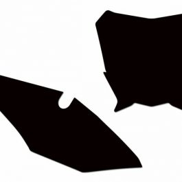 BLACKBIRD Plate Stickers Black Honda CRF450R