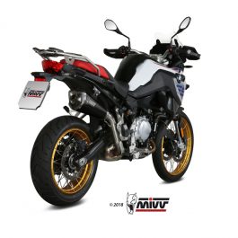 MIVV geluiddemper Delta Race Steel Black/carbon eindkap BMW F850GS 00.73.B.033.LDRB