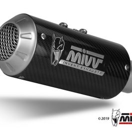 MIVV geluiddemper MK3 carbon/RVS eindkap Yamaha R1 00.73.Y.050.LM3C