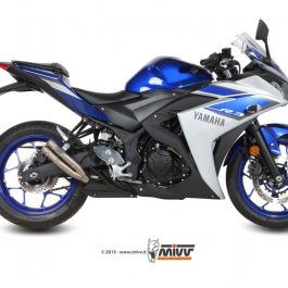 MIVV geluiddemper Dubbel Gun Full titanium Yamaha YZF R3 00.73.Y.048.LDG