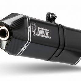 MIVV Speed Edge Muffler Steel Black/Carbon End Cap KTM 790 Adventure KT.021.LRB