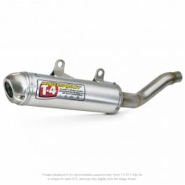 PRO CIRCUIT T-4 Silencer Brushed Aluminium/Stainless Steel End Cap Honda TRX450 Sportrax 4QS09450