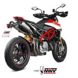 MIVV X-M1 Dual Silencer – Titanium/Stainless Ducati Hypermotard 950/SP D.045.LC4T