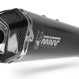 MIVV Delta Race Silencer Steel Black/Carbon Triumph Street Triple R/S/RS T.019.LDRB