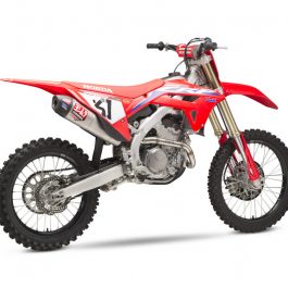 YOSHIMURA RS-12 Signature Series Full Exhaust System Titanium/Titanium/Carbon – Honda CRF250R 228451S720