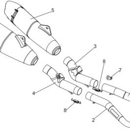 YOSHIMURA RS-9 Tailpipe – Honda CRF250R / RX 22843-744