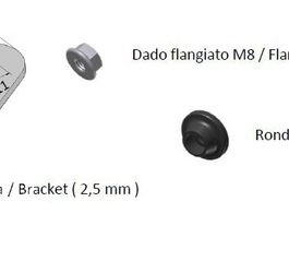 MIVV Mounting Kit for MK3 Muffler 50.SC.KU.001.SM3X