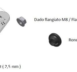 MIVV Mounting Kit for X-M1 Muffler 50.SC.KU.001.SC4