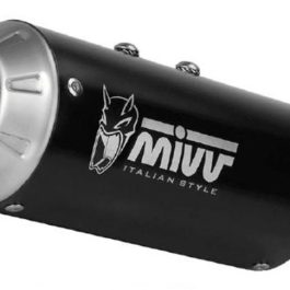 MIVV MK3 Universal Muffler Black Stainless Steel – Right Side 00.73.KU.001.SM3B