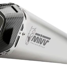 MIVV Delta Race Universal Muffler Stainless Steel / Carbon – Right Side 00.73.KU.001.SDRX