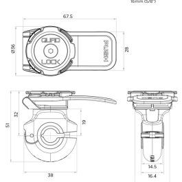 QUAD LOCK Mirror Smartphone Mount QLM-MIR-2