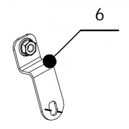 MIVV Spare Parts – Bracket 50.SS.1018.0 50.SS.1018.0